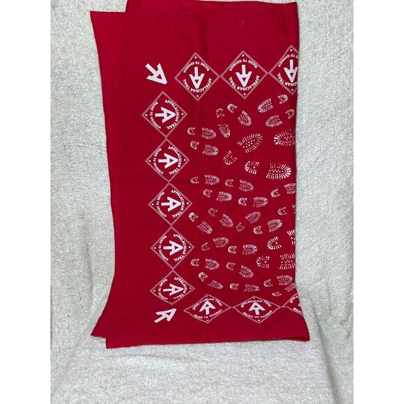 Appalachian Trail Bandanna Handkerchief Headware Red - Picture 4 of 4